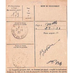 1932 Mandat-lettre DOUALA CAMEROUN
