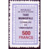 Côte d’Ivoire Taxe municipale Yamoussoukro 500 Francs