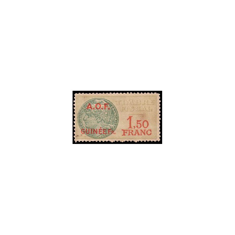 Guinée fr. timbre fiscal général 1 ,50 Franc