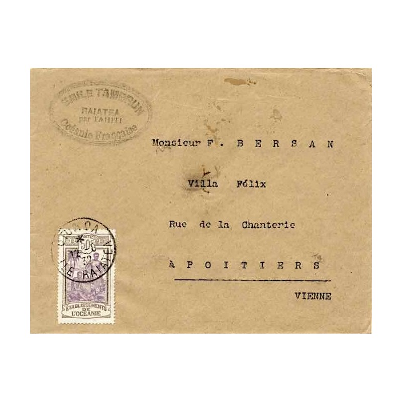 UTUROA ILE RAIATEA 1932