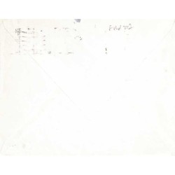 1966 timbres taxe 0,60 fleurs sur lettre de l’Aube