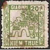 Gia-Dinh local revenue stamp 20 d green