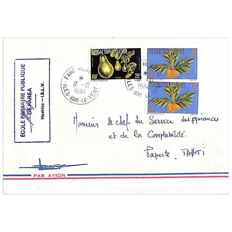FARE - HUAHINE - ILES - SOUS - LE - VENT - 1984