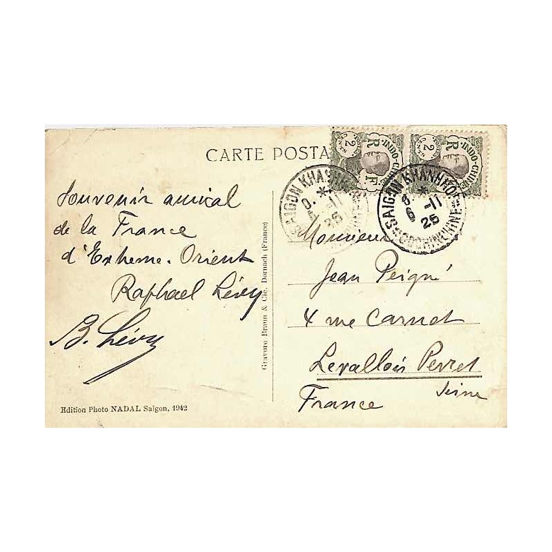 SAIGON KHANHHOI * COCHINCHINE * 1925