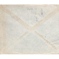 1953 lettre avec Marianne de Gandon 6 F et 2 F  SAINT-DENIS REUNION