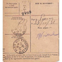 1931 Mandat-carte  BOBO DIOULASSO HAUTE-VOLTA
