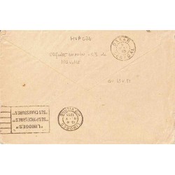 1933 lettre avion Oblitération OUAGADOUGOU COTE D’IVOIRE