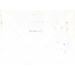 1974 Lettre avion timbre Visite du président Pompidou