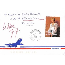 2000 Lettre avion avec timbre 425 F Lady Diana
