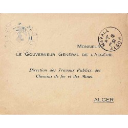 1940 mai Cachet ancre DIRECTEUR DE L’INSCRIPTION MARITIME EN ALGERIE