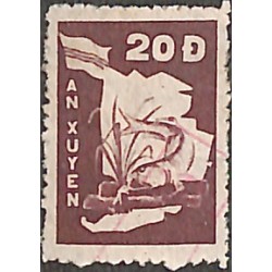 An-Xuyen local revenue stamp 20 D