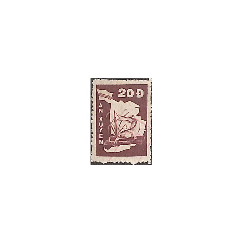 An-Xuyen local revenue stamp 20 D