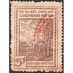 Cao-Nguyên Mién Nam timbre fiscal local 5 $