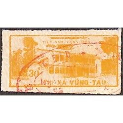 Vung Tau timbre fiscal local 30 $ orange