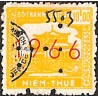 Saigon 1966 surcharge horizontale fine timbre fiscal 10 $