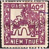 Gia-Dinh local revenue stamp 40 d violet