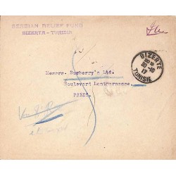 1917 Cachet SERBIAN RELIEF...