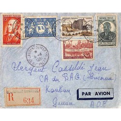 1951 Lettre  pour la Guinée...