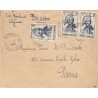1949 lettre avion pour la France 1949 Oblitération CAYENNE GUYANE-FRANCAISE