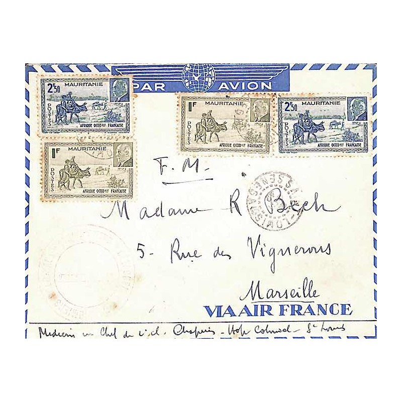 timbres Pétain de Mauritanie