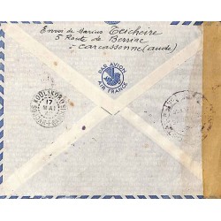 1942 Lettre avion pour Koulikoro avec 3 f 50 Petain