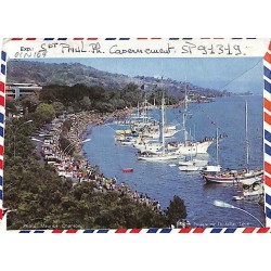 PAPEETE R.P. ANNEXE 1  - POLYNESIE FRANCAISE - lettres serrées 1978