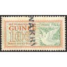 Timbre fiscal République de Guinée fond avec colombe 100 F
