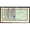 Timbre fiscal République de Guinée fond avec colombe 5000 F